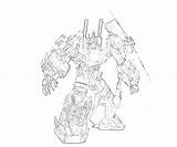 Bruticus Transformers Cybertron Fall sketch template