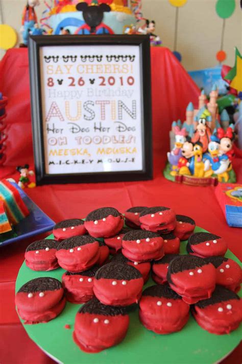 mickey mouse themed party simply real moms