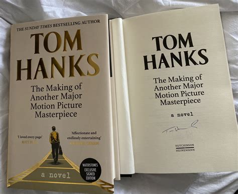 Tom Hanks Signed 1st Edtion Book The Making Of Another Major Potion