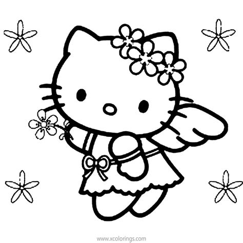 kitty valentines day coloring pages xcoloringscom