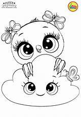 Coloring Pages Bojanke Kids Cuties Cute Para Cutie Printables Animal Dibujos Colorear Doll Cloud раскраски Print Preschool Bontontv Color Dibujo sketch template