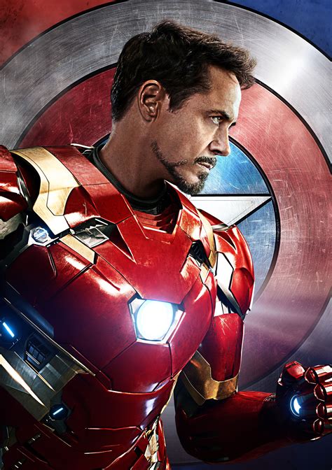 Image Cacw Tony Textless Poster  Marvel Cinematic