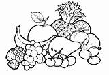 Obst Kostenlose Ausmalen Gemüse Früchte Boyama Desenho Kaynak 1ausmalbilder sketch template