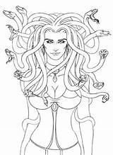 Medusa Coloring Pages Greek Printable Gods Goddesses Drawing Color Lovely Colouring Mythology Sheets Book Kids Halloween Print Colorings Choose Board sketch template