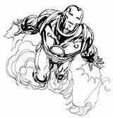 Iron Man Coloring Pages Printable Kids sketch template