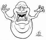 Ghostbusters Slimer Printablecolouringpages sketch template
