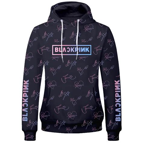blackpink signature hoodie  varian