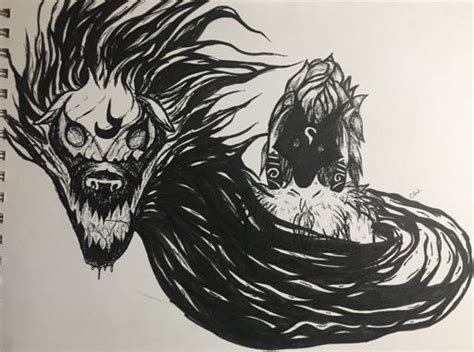 Kindred Pen Drawing League Of Legends Official Amino