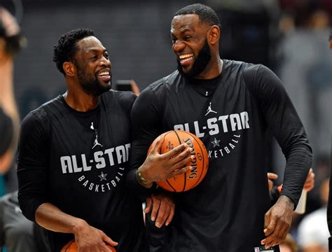 lebron james reacts  dwyane wades hilariously random compliment   acting  space