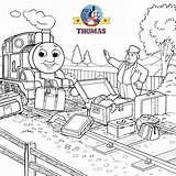 Thomas Train Coloring Kids Friends Tank Engine Pages Fun Cartoon Book Games Face Color Print Controller James Fat Older Railway sketch template