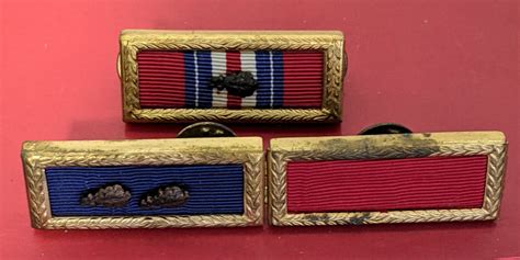 Us Army Uniform Ribbon Bars Oakleaves Valor Award