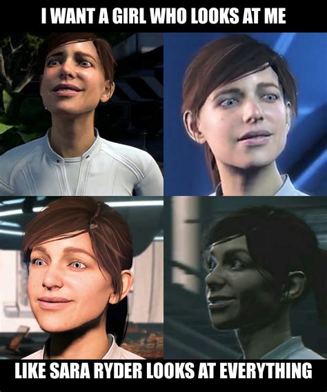 i want a girl mass effect andromeda know your meme