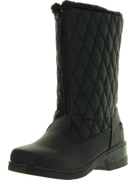 totes womens quilty fashion waterproof snow boots walmartcom