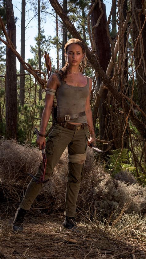 750x1334 Alicia Vikander As Lara Croft In Tomb Raider
