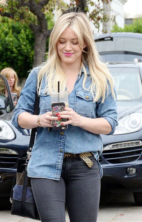 hilary duff casual style west hollywood january 2015