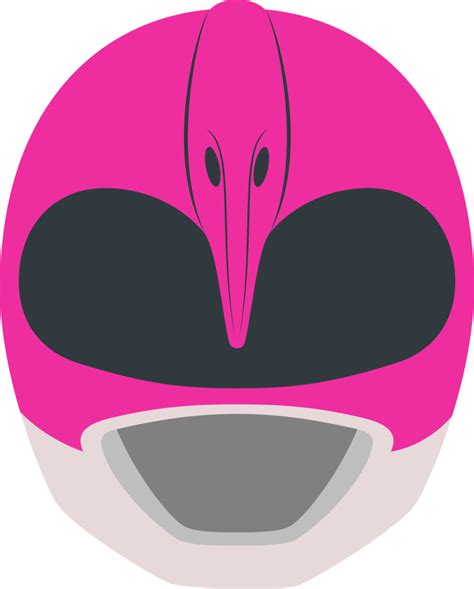 Pink Ranger Power Rangers Helmet Minimalism By Carionto