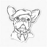 Bulldog French Coloring Pages Drawing Dog Tattoo Frenchie Bulldogge Bulldogs Google Franse Svg Sketch Drawings Bouledogue Hund Tekenen Français Part sketch template