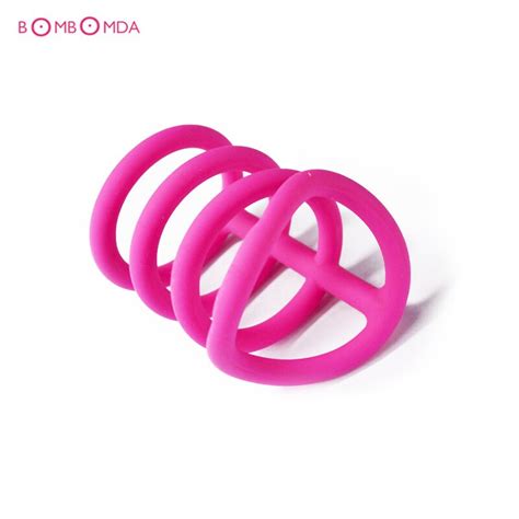 2 Colors Of Silicone Cock Rings Penis Rings Chastity Delay Ejaculation