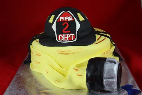 Sweet On You Designer Cups And Cakes Fireman Cake