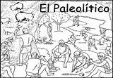 Paleolítico Paleolitico Aat Eguzkitza Fuego sketch template