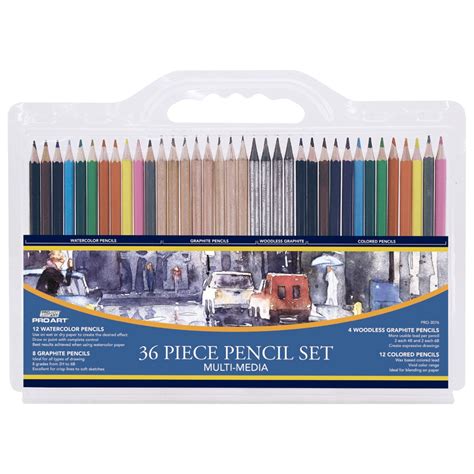 buy pro art  piece artist pencil set