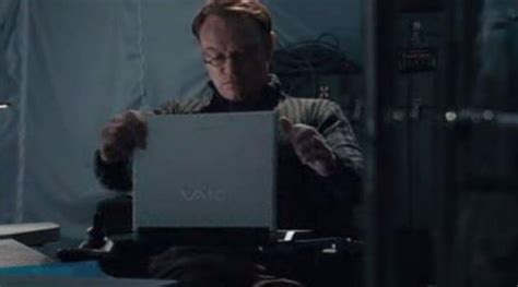 The Sony Vaio Laptop Of Jared Harris In Resident Evil