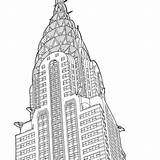 Buildings sketch template