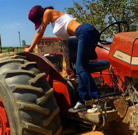 Pin On Lady Tractor Power