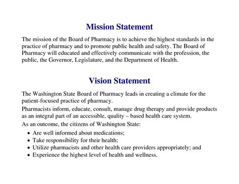 vision statement  shown   document