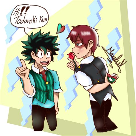 Izuku Midoriya X Shouto Todoroki By Rodora17 On Deviantart