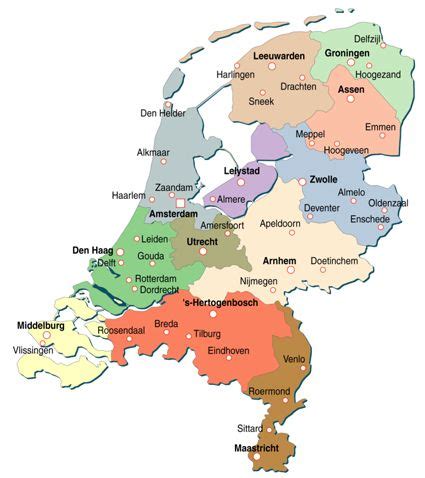 steden nederland kaart kaart