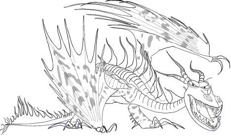 monstrous nightmare dragon coloring page coloring pages