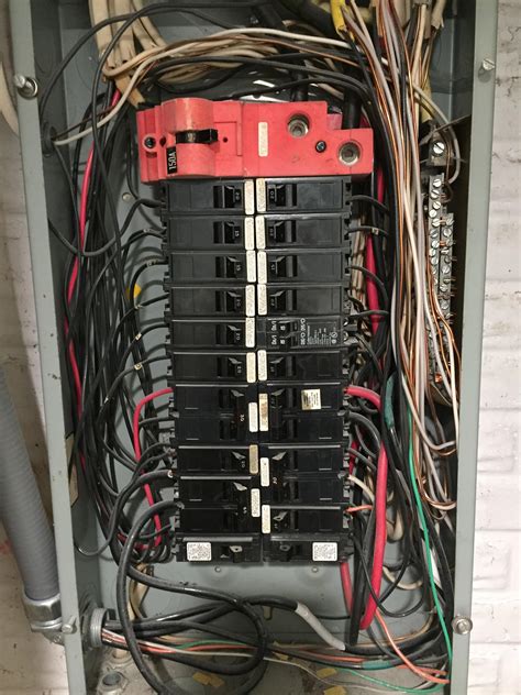 add   panel  attached garage relectricians