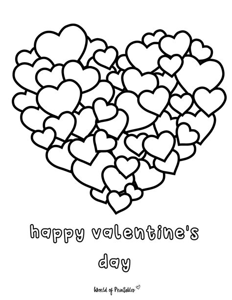 nuevo  valentines day printable coloring pages
