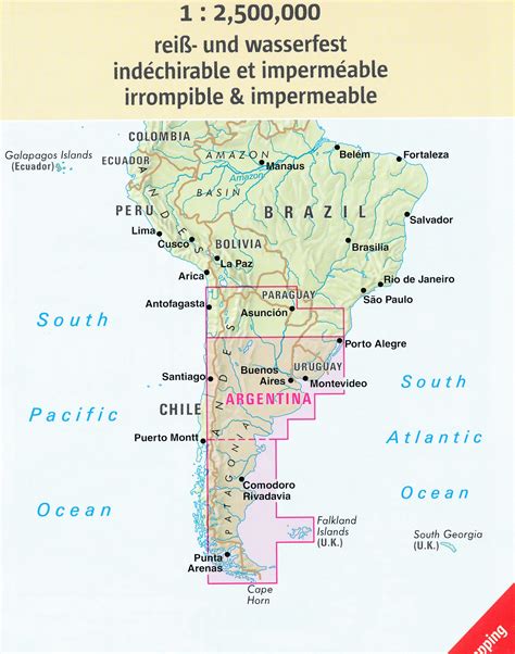 kaart argentinie kaart