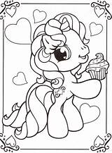 Pony Little Coloring Pages Kids Printable sketch template