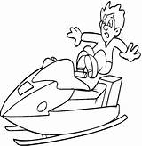 Snowmobile Coloring Winter Pages Kidprintables Return Main Gif sketch template