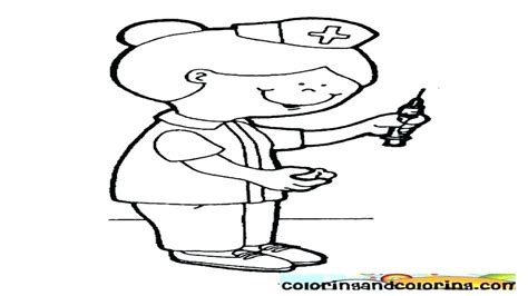men nurses coloring pages learny kids
