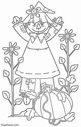 Coloring Pages Autumn Scarecrow Halloween Fall Kids Adult Harvest Dogs Sandwichink Printable Color Fun Going Adults sketch template