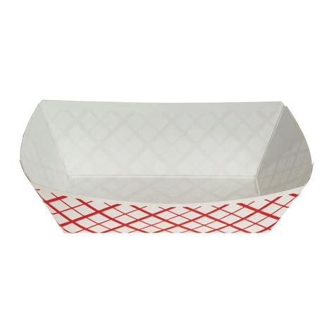 southern champion tray red plaid  lb sbs board food tray