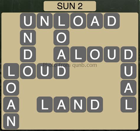wordscapes level  sun  answer qunb