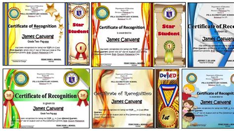 award certificates editable  ready  printing
