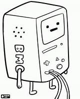 Coloring Pages Adventure Time Bmo sketch template