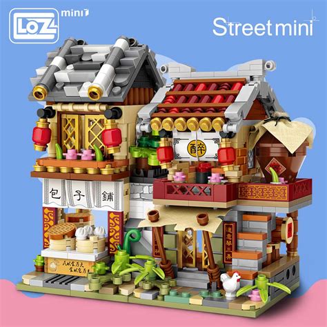 loz     mini chinatown set bundle loz blocks official