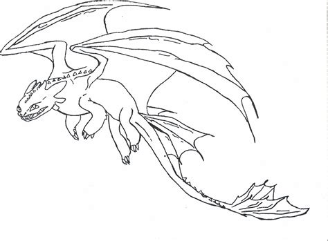 easy toothless coloring pages
