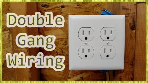 wiring  gang outlet