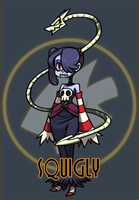 Squigly Skullgirls Skullgirls Drawings Character