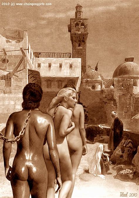nude slave girls on display