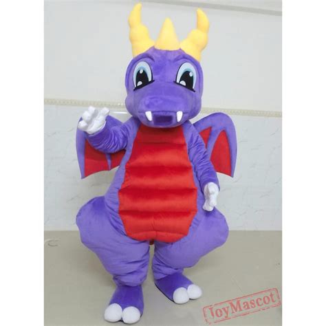 purple dragon mascot costume dragon mascot for adults