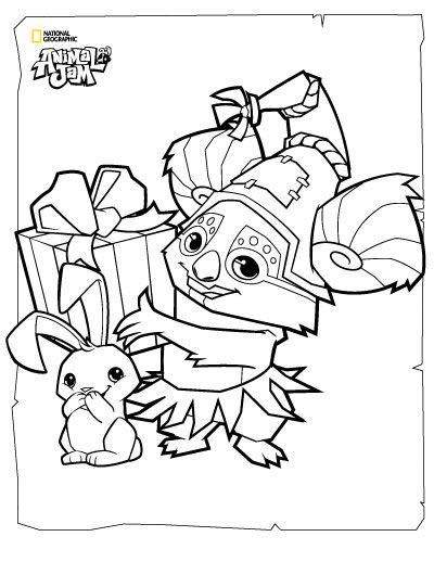daily explorer animal jam animals coloring pages